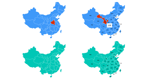 jsMap矢量中国地图插件