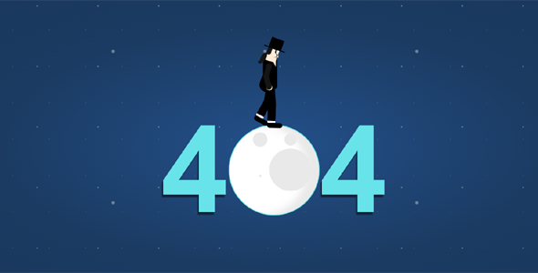 MJ漫步月球404页面源码下载