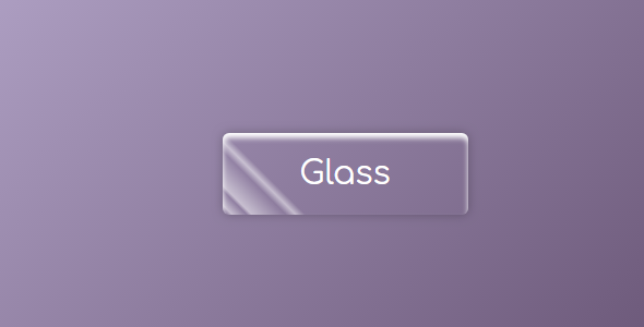 css玻璃样式按钮特效