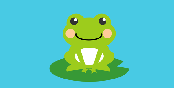 css+html画的青蛙代码