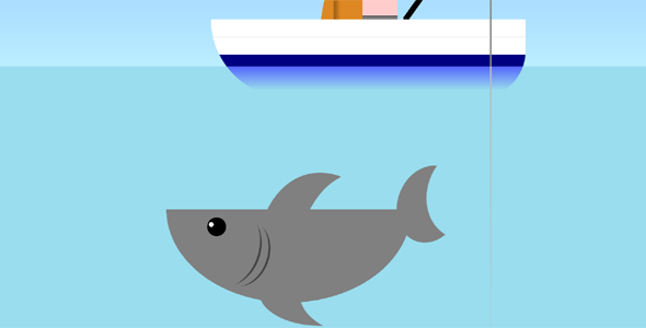 纯CSS3鲨鱼动画特效代码源码下载