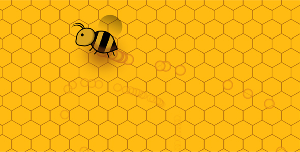 js css3蜜蜂光标样式特效代码