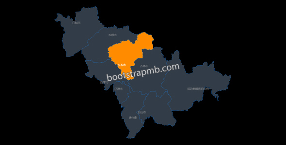 吉林省地图html网页代码