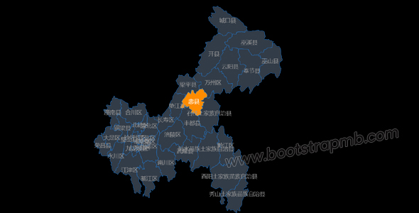 js重庆市地图网页代码源码下载