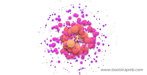 css大量的彩色圆圈动画特效源码下载