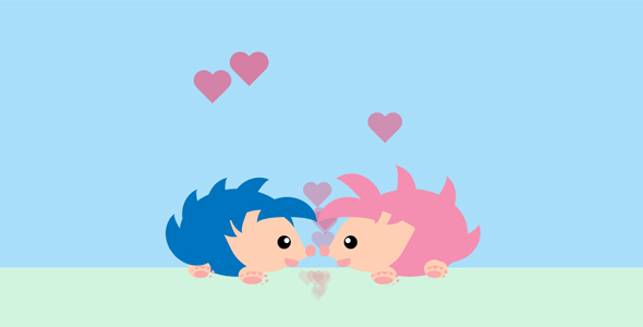 小刺猬的爱情CSS3动画代码