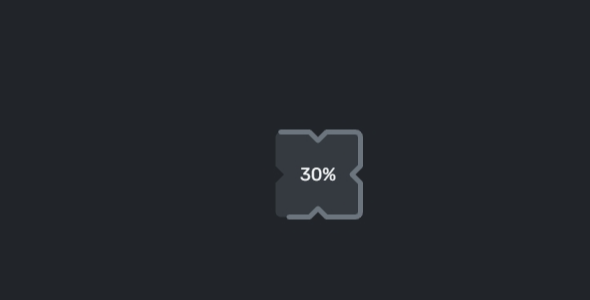 百分比加载进度SVG线条动画