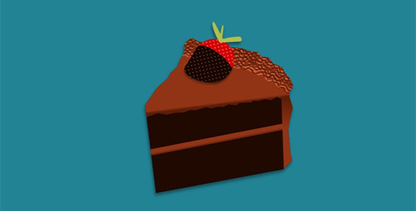 HTML CSS画的蛋糕
