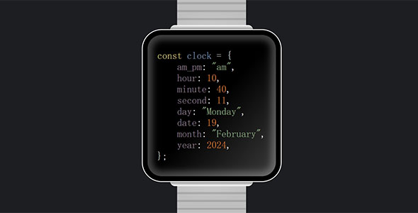 Smart watch网页代码
