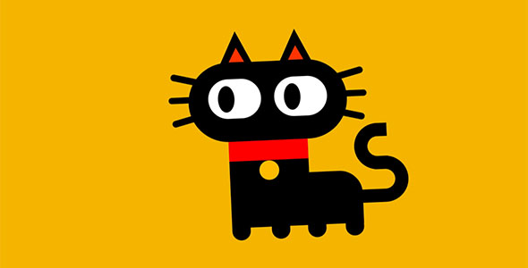 CSS画的小猫插图