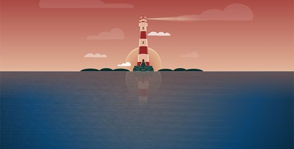CSS海上灯塔动画代码
