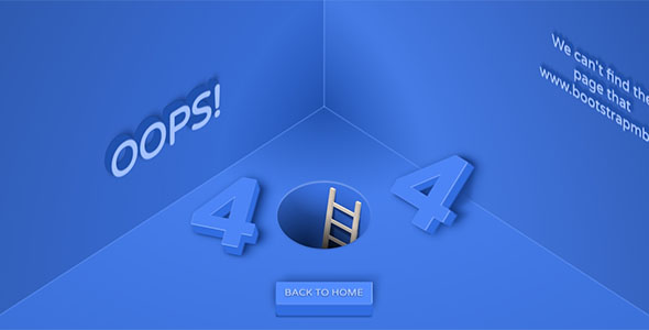 创意404页面样式CSS代码