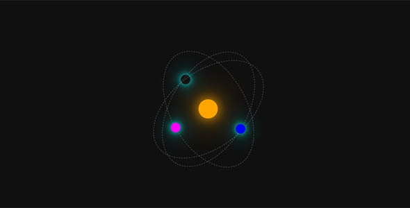 CSS3模拟原子动画特效