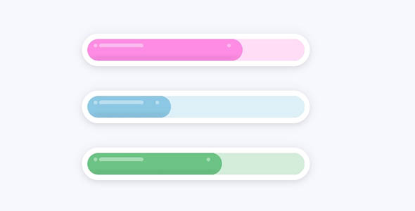 HTML+CSS可爱的范围选择滑杆