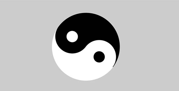 纯css代码太极动画