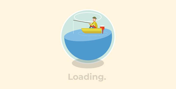 html svg css3钓鱼动画代码