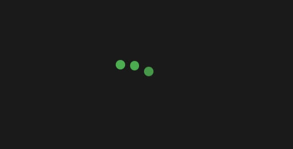 CSS3动画实现跳动圆点