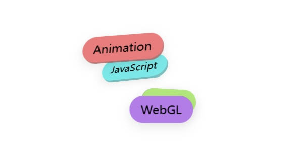 CSS 3D云标签动态效果