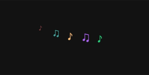 css3音符跳动效果